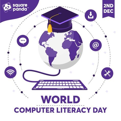 #worldcomputerliteracyday #computerliteracyday #computer #technology #tech #computerscience #laptops #software #programming #squarepanda #spindia World Computer Literacy Day, Computer Literacy, Literacy Day, Anime Drawing Books, Desktop Wallpaper Art, Desktop Wallpaper, Art Wallpaper, Literacy, Anime Drawings