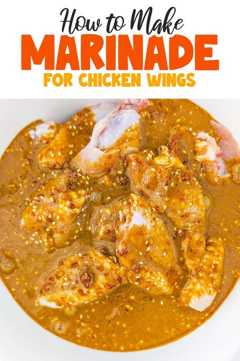 Looking for a quick chicken wing fix? Try this 4 Ingredient Marinade for a sweet and savory delight. Wings Marinade, Wing Marinade, 4 Ingredient Chicken, Chicken Wing Marinade, Quick Chicken, Chicken Wing, Savory Chicken, Easy Entertaining, 4 Ingredient