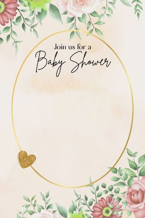 Printable Blank Baby Shower Invitation Templates Aesthetic Floral Indian Baby Shower Invitations, Simple Baby Shower Invitations, Personalized Wedding Frames, Indian Baby Showers, Baby Boy Invitations, Templates Aesthetic, Blank Templates, Happy Birthday Wallpaper, Aesthetic Floral