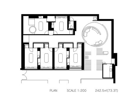 Gallery of Kanebo Sensai / Curiosity - 11 Spa Resort Interior, Spa Room Design, Dark Corridor, Home Spa Room, Interlaken Switzerland, Resort Plan, Spa Lounge, Spa Interior Design, Bakery Design Interior