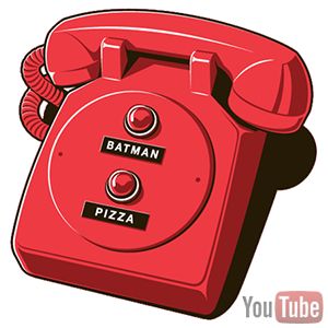 bat phone Pizza Illustration, Richard Hamilton, Space Ghost, Graphisches Design, Power Pop, Jasper Johns, Batman Funny, Im Batman, Pulp Art