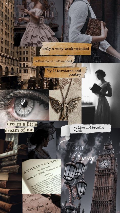 Tessa Aesthetic, Shadow Hunters Aesthetic, Tessa Gray Aesthetic, The Infernal Devices Aesthetic, Shadowhunters Aesthetic, Cassandra Jean, Tessa Gray, Books 2024, Book Hangover