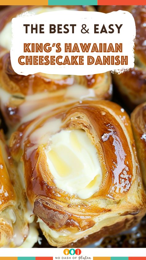 Kings Hawaiian Cheesecake Danish Recipe, Sweet Roll Cheesecake Danishes, Dinner Ideas With Hawaiian Sweet Rolls, Kings Hawaiian Sweet Rolls, Hawaii Sweet Rolls Recipes, King's Hawaiian Cheesecake Danish Recipe, Hawaiian Cream Cheese Rolls, Cheese Danish Hawaiian Rolls, Cheesecake Hawaiian Rolls