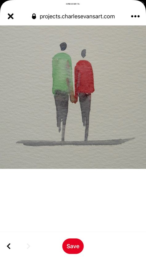 Paint People Easy, Watercolor People Easy, Watercolour People Simple, Human Figures Watercolor, Watercolor Figures People, Watercolor Paintings With Human Figures, Watercolor People, Golf Art, Watercolor Fashion