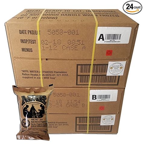 Mre Meals, Best Emergency Food, Emergency Rations, Food Rations, Meal Ready To Eat, Emergency Food Storage, Emergency Food Supply, Hiking Food, Food Lab