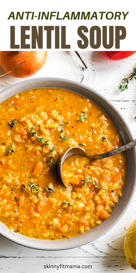 Inflammation Diet Recipes, Red Lentil Soup Recipe, Anti Inflammation Recipes, Lentil Soup Recipe, Inflammation Diet, Common Knowledge, Lentil Soup Recipes, Red Lentil Soup, Fit Mama