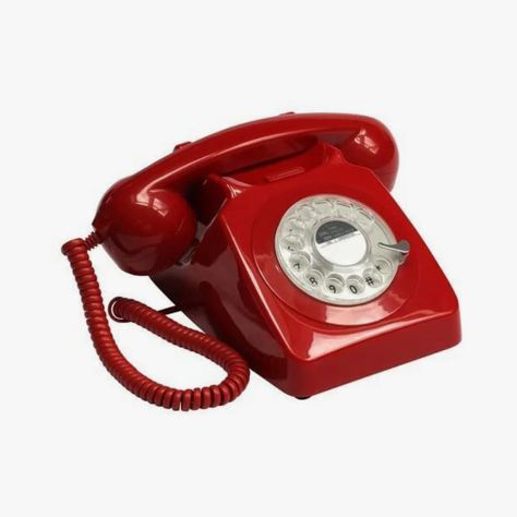 Telephone Retro, Rotary Dial Phone, General Post Office, Rotary Telephone, Red Telephone, Rotary Phone, 17 Kpop, Screen Icon, Png Aesthetic