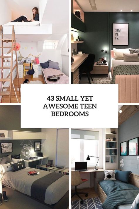 small yet awesome teen bedrooms cover Small Room Teenage Girl Ideas, Teen Room Layout Ideas, Small Teen Room Ideas For Boys, Teen Small Room Ideas, Tiny Teenage Bedroom, Teenage Room Decor Boy Bedroom Ideas, Small Teenage Boys Bedroom Ideas, Small Bedroom Ideas Teen Boy, Teenage Room Decor Boy Small Bedroom Ideas