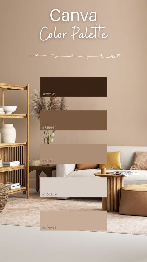 Relaxing Bedroom Colors, Aesthetic Mode, Bedroom Decor Aesthetic, Bedroom Ideas Master, Beige Color Palette, Pantone Colour Palettes, Color Design Inspiration, Brown Color Palette, Color Schemes Colour Palettes