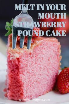 Jello Cake Recipes, Homemade Jello, Homemade Strawberry Cake, Strawberry Recipe, Pound Cake Recipes Easy, Strawberry Cake Easy, Buttermilk Pound Cake, Strawberry Pound Cake, Jello Cake