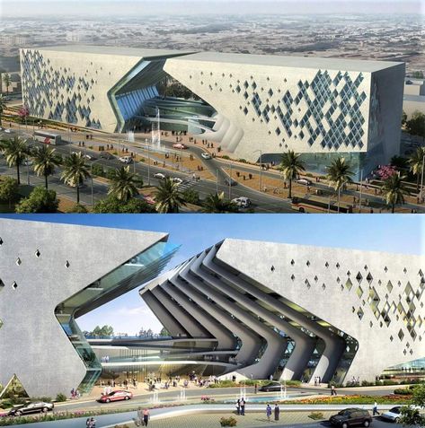 Cultural Architecture, Architecture Design Concept, Unique Architecture, Cultural Center, Facade Architecture, Futurism, Futuristic Architecture, Facade Design, Modern Buildings