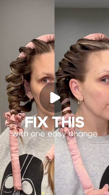 Heatless Curls Overnight Products, How To Use Overnight Hair Curler, Silk Rod Curls, Satin Hair Curler Tutorial, Foam Curlers Overnight Hair Tutorials, Rag Curlers Diy, Heatless Curls How To Wrap, Simple Ways To Curl Your Hair, How To Use Foam Rollers Hair Tutorials