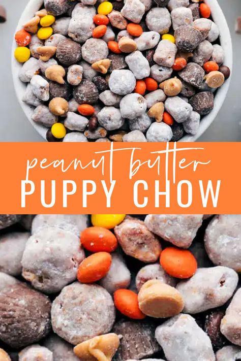 Captain Crunch Peanut Butter Puppy Chow, Captain Crunch Recipes Puppy Chow, Snickers Puppy Chow, Reeses Puppy Chow, Cheerios Puppy Chow, Reese’s Puffs Recipes, Puppy Chow Ideas, Pumpkin Puppy Chow, Puppy Chow Trail Mix Recipe