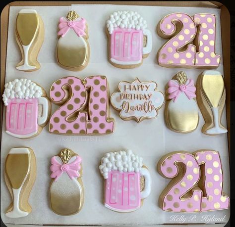 21st Birthday Cookies Pink, 19 Birthday Cookies, 21 Birthday Cookies Girl, 21st Birthday Royal Icing Cookies, 21 Cookies Birthday, 21 Birthday Cookies Decorated, 21st Birthday Cookies Decorated, 19th Birthday Cookies, 21st Birthday Cookies For Girl