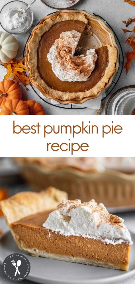 Libbys Pumpkin Pie, Traditional Pumpkin Pie, Best Pumpkin Pie Recipe, Pumpkin Cobbler, Dessert Pumpkin, Perfect Pumpkin Pie, Delicious Holiday Desserts, Fruit Pies, Pumpkin Coffee Cakes