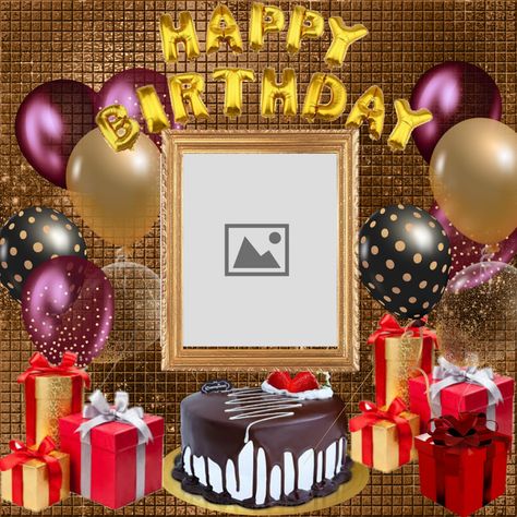 Happy Birthday felizcumplea os Congratulations Frame, Happy Birthday 2023, Happy Birthday Photo Editor, Birthday Cake Images, Happy Birthday Logo, Images Happy Birthday, Birthday Wishes With Photo, Birthday Card With Photo, Happy Birthday Cake Photo