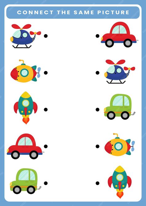 Match The Same Picture Worksheet, Worksheet Preschool Printables, Pattern Matching Activities, Coloring Activity For Kindergarten, Same Different Worksheet, Same Or Different Preschool Worksheets, Same And Different Activities, Preschool Learning Activities Printables, Worksheet For Toddler