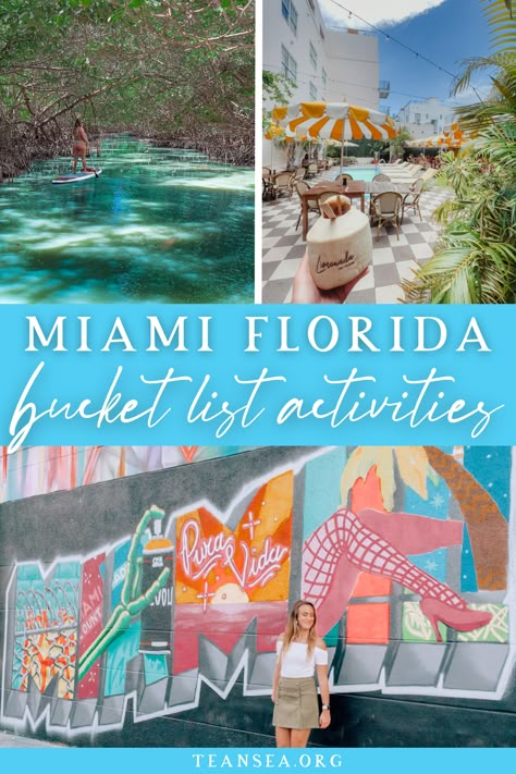 Orlando To Miami Road Trip, Miami Beach What To Do, Miami Best Places, Vacation Things To Do, What To See In Miami, Free Things To Do In Miami, Top Things To Do In Miami, Miami Trip Black Women, Miami Must See