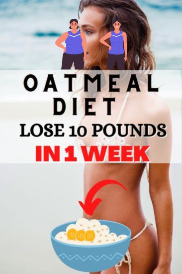 7-Day Oatmeal Diet Plan Oatmeal Diet Plan, Oatmeal Diet, Lose 10 Pounds, Egg Diet, Best Diet Plan, Diet Help, Lose 50 Pounds, Losing 10 Pounds, Diet Meal Plans