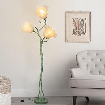 Fuzzbopn Flower Floor Lamp for Living Room, Tall Floor Reading lamp with Flexible Neck Shaft for Bedroom Decor, Modern Corner Floor Lamp with 3-Color Temperatures LED Bulb Bedroom Decor Modern, Flower Floor Lamp, Bright Floor Lamp, Flower Floor, Floor Lamp For Living Room, Corner Floor Lamp, Tall Floor Lamps, Tall Lamps, Flower Lamp