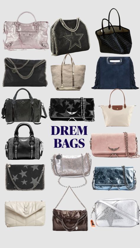 Everyday Bag Essentials, Dream Bags, Star Clothing, Aesthetic Bags, Cute Preppy Outfits, Girly Accessories, Bags Aesthetic, Stockholm Fashion, Pretty Bags