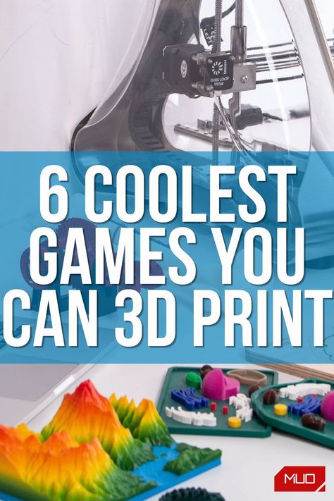 What Can I Make With A 3d Printer, 3d Printing Games, 3d Print Board Game, Fun 3d Printing Projects, 3d Printing Patterns Free, 3d Things To Print, Free 3d Printing Files, Quick 3d Prints, 3d Printed Games