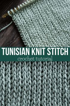 Knit Stitch Crochet, Tunisian Knit Stitch, Knit Stitches For Beginners, Tunisian Crochet Blanket, Tunisian Crochet Pattern, Tunisian Crochet Patterns, Tunisian Crochet Stitches, Crochet Knit Stitches, Learn How To Crochet