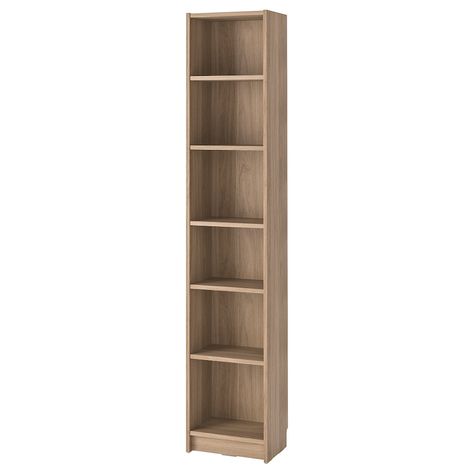 BILLY Bookcase, birch veneer, 15 3/4x11x79 1/2" - IKEA Ikea Billy Book Shelf, Storage Bookcases, Ikea Bookcases, Billy Ikea, Slim Bookcase, Ikea Bookcase, Narrow Shelves, Plant Room, Extra Shelf