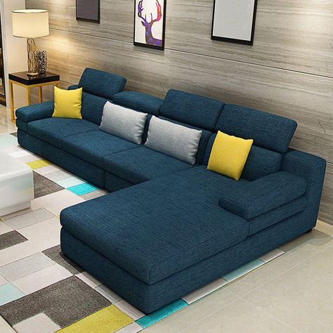 Contemporary Living Room Chairs, L Shaped Sofa Designs, Chic Sofa, Affordable Sofa, Corner Sofa Design, Soft Sofa, U Shaped Sofa, Sofa Set Designs, Sofa Chaise