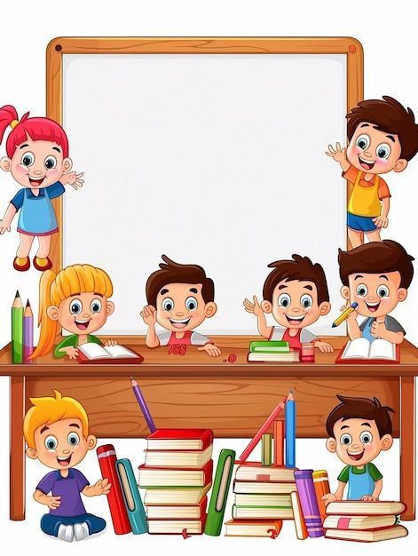 Children Cartoon Images, School Cartoon Images, Back To School Cartoon, Welcome School, Back To School Images, Children Clipart, English For Kids, Kids Sunday School Lessons, School Art Activities