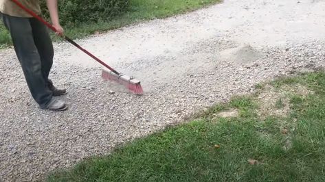 Gravel Driveways, Gravel Drive, Concrete Bags, Driveway Ideas, Gravel Driveway, Long Driveways, Water Bucket, Youtube Live, Handy Dandy