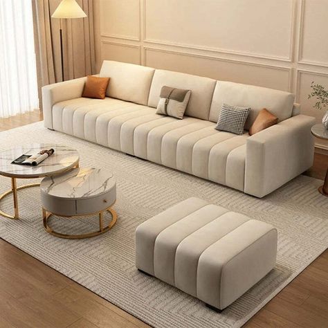 🛋️Transform your living room into a luxurious haven with our Modern Luxury Bed Sofa! 😍 With its versatile L shape and comfortable puffs, it's perfect for lazy lounging and hosting guests. 🙌🏼 Elevate your space with our Nordic-inspired sectional that can be easily inflated for extra comfort. 💆🏼‍♀️ #ModernLuxury #LivingRoomGoals #LazyCorner #NordicFurniture #SofaGoals #SectionalSofa #LuxuryLiving #Home बेडरूम डिजाइन, Sectional Sofa Beige, Sofa Couch Design, Luxury Sofa Living Room, Latest Sofa Designs, Luxury Furniture Sofa, Luxury Sofa Design, Corner Sofa Design, Modular Corner Sofa