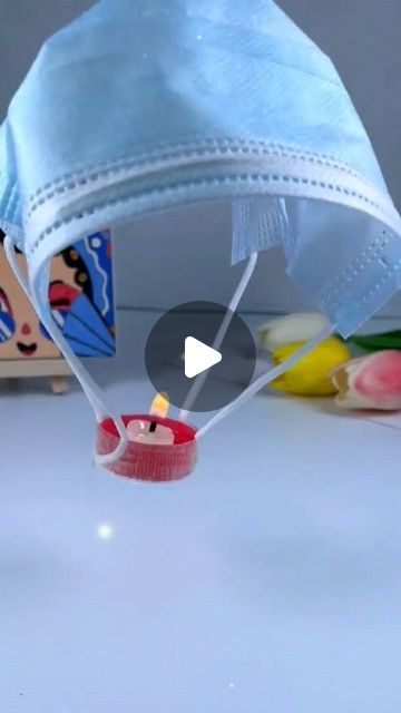 Air Balloon Craft Preschool, Hot Air Balloon Stem Activities, Mini Hot Air Balloon Diy, Hot Air Balloon Experiment For Kids, Balloon Craft Ideas, How To Make Hot Air Balloon, Hot Air Balloon Stem, How To Make A Hot Air Balloon, Mask Craft Ideas