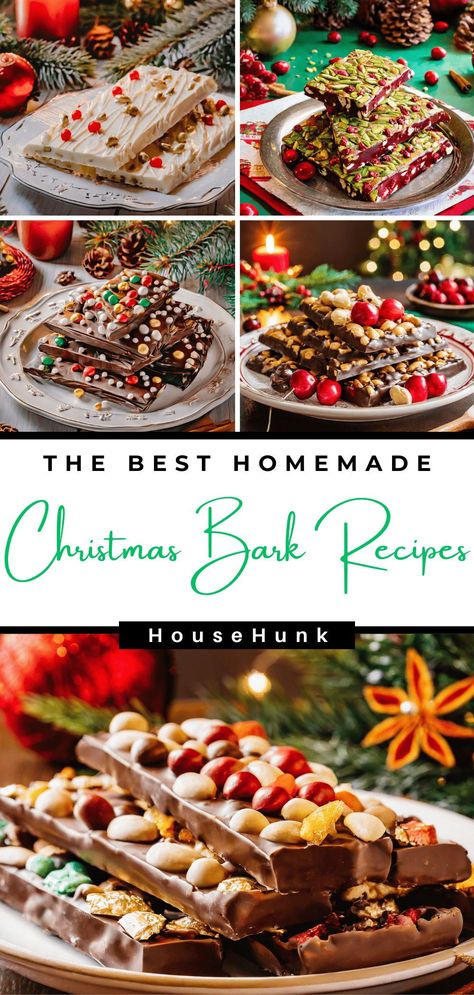 Christmas Bark Chocolate, Cranberry Bark Recipes, White Chocolate Bark Recipes Easy, Rocky Road Bark, Best Christmas Bark Recipes, White Chocolate Christmas Bark, Holiday Bark Ideas, Chocolate Melts Recipes, Christmas Candy Bark Recipes