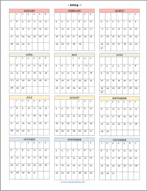 Yearly Printable Calendar Free, 2024 Full Year Calendar, 2024 Year At A Glance, Plans For 2024, 2024 Quarterly Calendar, Cute Calendar Template 2024, 2024 Year Planner, Yearly Planner Template 2024, 2024 Yearly Calendar Printable Free