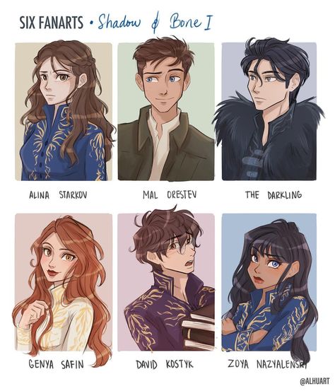 Alanna 🐣 on Instagram: “Shadow and Bone 💙 @lbardugo - Last week I finished reading the trilogy and I knew I wanted to draw some fanart 🥰 here is my version of…” Shadow And Bone Characters, House Of Glass, Shadow And Bone, To Draw, Tv Series, Reading