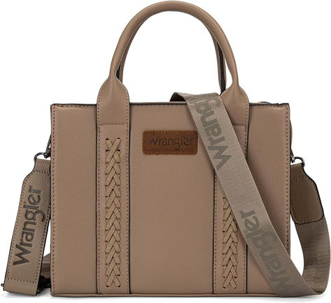 Adjustable and detachable strap allows for comfortable wear as a crossbody bag or a shoulder bag, making women's tote bag easy to carry your belongings with you on the go. Mini and cute size: 10.6"x8.6"*4.7(Drop Handle:4.5") Khaki Tote Bag, Winter Purses, Medium Tote Bag, Work Tote Bag, Trendy Handbags, Zipper Tote Bag, Top Handle Handbags, Purse Styles, Cute Purses