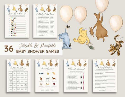 Winnie The Pooh Bingo Card, Baby Shower Invitations Winnie The Pooh, Winnie The Pooh Baby Shower Game Gift, Free Printable Winnie The Pooh Baby Shower Games, Free Printable Cladsic Pooh Theme Baby Shower Games, Cartoon Mom, Candy Match, Winnie The Pooh Baby Shower, Who Knows Mommy Best