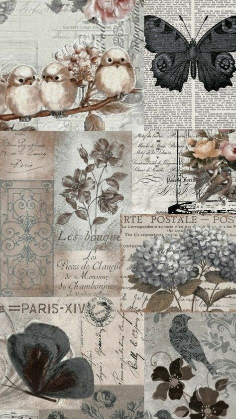 Fairy Wallpaper, Wallpaper Iphone Wallpaper, Spring Wallpaper, Collage Background, Cute Simple Wallpapers, Edgy Wallpaper, Phone Wallpaper Patterns, Art Wallpaper Iphone, Vintage Poster Art