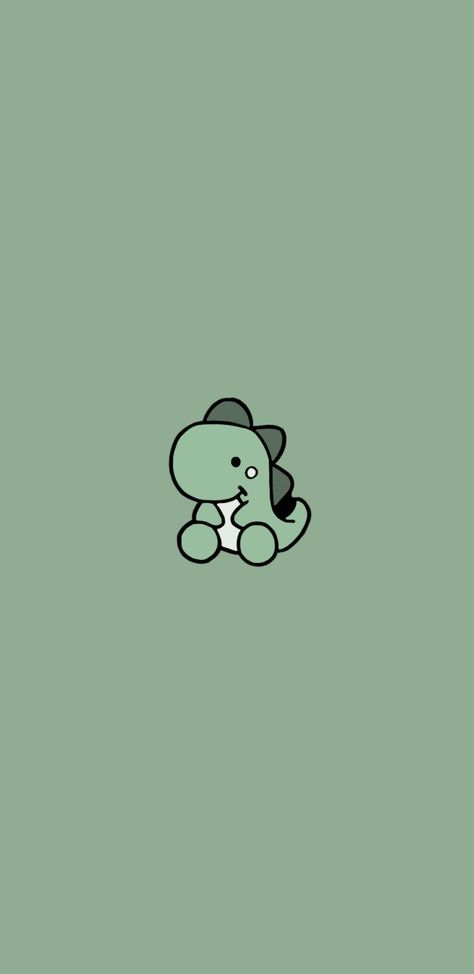 Cartoon Dinasour Wallpaper, Cute Green Dinosaur Wallpapers, Cute Dinosaurs Wallpapers, Green Cartoon Wallpaper Iphone, Cute Light Green Wallpaper Aesthetic, Dianousor Wallpaper Cute, Dinosaur Iphone Wallpaper Cute, Aesthetic Dinasour Wallpaper, Cute Green Aesthetic Cartoon