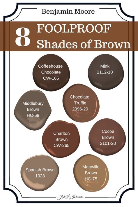 no additional cost to you. Here are a few ways to add the warmth of brown to your room (click on each image for more info): Deck Paint Colors Brown, Espresso Brown Paint Colors, Brown House Trim Colors, Brown Trim Paint Colors, Brown Paint Color Palette, Saddle Brown Paint Color, Best Brown Exterior Paint Colors, Perfect Brown Paint Color, Shades Of Brown Room Decor