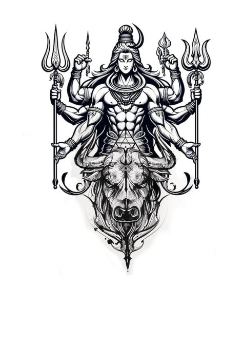 God Krishna Tattoo Design, Shiva Meditation Tattoo, Shiva Tattoo On Chest, Raavan Tattoo, Angry Lord Shiva Sketch, Shiva Art Tattoo, Shiva Shakti Tattoo, Shiva Tattoo Stencil, Shiva Tattoo Ideas