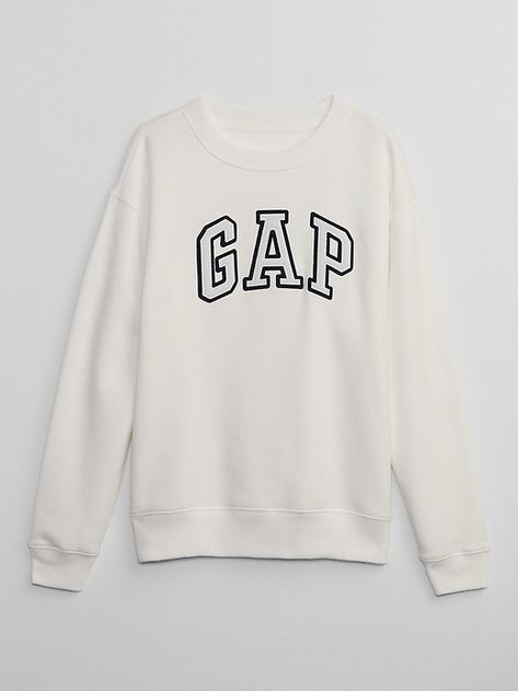 Gap Logo Sweatshirt Sweatshirt Aesthetic, Gap Logo, Gap Fit, Logo Sweatshirt, Modest Outfits, Soft Knits, Pullover Styling, Mock Neck, Sweatshirts Women