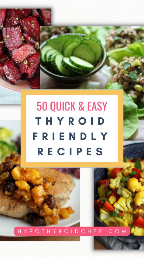 Meals For Hypothyroid, Hashimotos Recipes Gluten Free, Hypothyroid Recipes Meals, Hypothyroid Dinner Recipes, Hypothyroid Diet Recipes, Recipes For Hypothyroid, Graves Disease Diet Recipes, Tyramine Free Diet, Thyroid Friendly Recipes