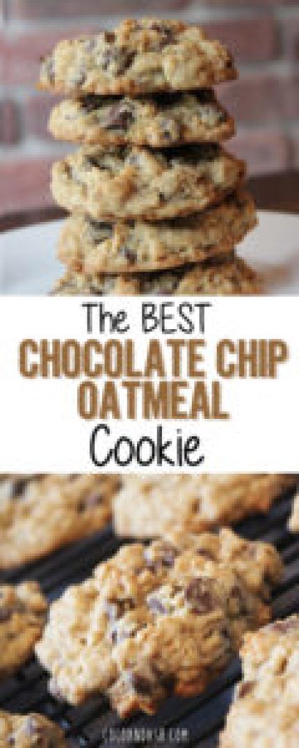 Bananas Cookies, Banana Oatmeal Chocolate Chip Cookies, Best Chocolate Chip Cookie Recipe Ever, Oatmeal Chocolate Chip Cookie Recipe, Oatmeal Cookies Easy, Banana Chocolate Chip Cookies, Best Chocolate Chip Cookies Recipe, Banana Oatmeal Cookies, Easy Oatmeal