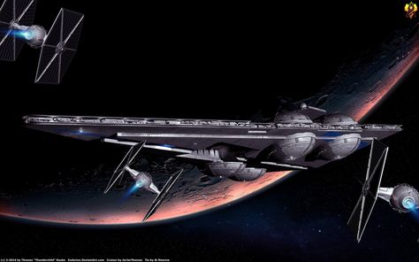 The Tireless (Commission) by Euderion on DeviantArt Planet Texture, Star Wars Starfighter, Star Wars Novels, Sith Empire, Heavy Cruiser, Star Wars Background, Star Wars Spaceships, Background Space, Star Wars Vehicles