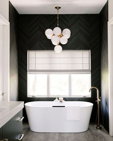 Bath Tub Lighting, Modern Bathroom Lighting Ideas, Bathroom Chandelier Lighting, Chandelier Over Tub, Bathtub Lighting, Bathroom Lighting Over Mirror, Master Bath Lighting, Bathroom Lighting Ideas, Tub Lighting