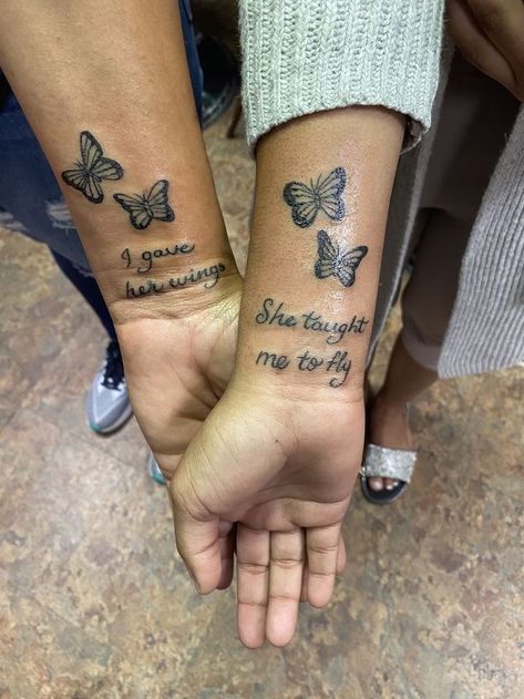 Mom Daughter Tattoos, Mother Tattoos, Daughter Tattoos, Tattoos For Daughters, Mom Daughter, Tattoo Ideas, I Love You, Love You, I Love