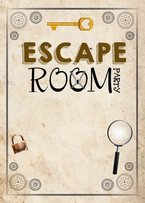 Escape room boy birthday party invitation | PosterMyWall Escape Room Invitation Ideas, Escape Room Invitation Printable Free, Escape Room Birthday Party Invitations, Escape Room Poster, Escape Room Invitation, Escape Room Birthday Party, Escape Room Ideas, Escape Room Themes, Escape Room Design