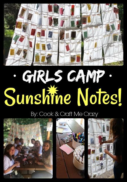 Girls Camp SUNSHINE NOTES BLESS LIVES! Simple, yet life changing. Add this to your girls camp list of fun/sweet things to do! Yw Camp Ideas, Young Women Camp Activities, Girls Camp Devotional, Lds Girls Camp Themes, Young Women Camp Themes, Girls Camp Handouts, Camp List, Girls Camp Activities, Scout Camping Activities